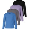 image:image4 Pack Girls Dry Fit Long Sleeve Shirts Athletic Activewear Teens Tops TeeSet 10