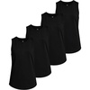 image:image4 Pack Girls Dry Fit Tank Tops Sleeveless Athletic Kids Teens Tween TanksSet 9
