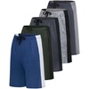 image:image5 Pack Boys Dry Fit Shorts Basketball Athletic Soccer Kids Youth Teens GymSet a