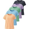image:image5 Pack Girls Dry Fit Short Sleeve T Shirts Athletic Crew Neck Tween TeensSet 3
