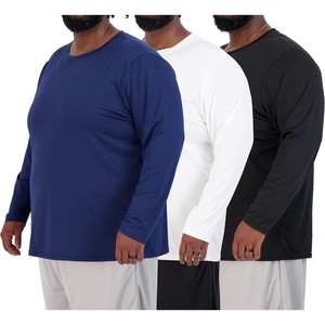 image:image3 Pack Big amp Tall Mens Long Sleeve Dry Fit Tshirts Crew Neck Tees Gym WorkLong Sleeve  Set 6