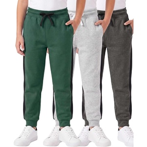 image:image3 Pack Boys Cotton Fleece Joggers Sweatpants Athletic Pants Pockets KidsSet E