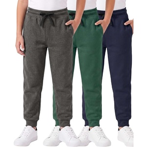 image:image3 Pack Boys Cotton Fleece Joggers Sweatpants Athletic Pants Pockets KidsSet a