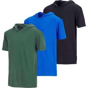 image:image3 Pack Boys Dry Fit Short Sleeve Hoodie Athletic Hooded Sweatshirt YouthSet 4