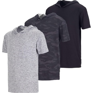 image:image3 Pack Boys Dry Fit Short Sleeve Hoodie Athletic Hooded Sweatshirt YouthSet 5
