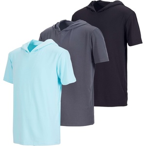 image:image3 Pack Boys Dry Fit Short Sleeve Hoodie Athletic Hooded Sweatshirt YouthSet 6