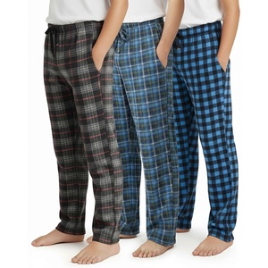 image:image3 Pack Boys Fleece Pajama Pants Sleepwear PJs Kids Teens Bottoms PocketsSet 2