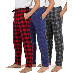 image:image3 Pack Boys Fleece Pajama Pants Sleepwear PJs Kids Teens Bottoms PocketsSet 3
