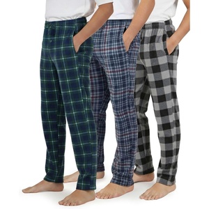image:image3 Pack Boys Fleece Pajama Pants Sleepwear PJs Kids Teens Bottoms PocketsSet 4
