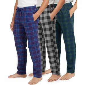 image:image3 Pack Boys Fleece Pajama Pants Sleepwear PJs Kids Teens Bottoms PocketsSet 7