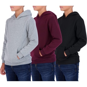image:image3 Pack Boys Fleece Pullover Hoodies Sweatshirts Kids Teens School YouthSet 2