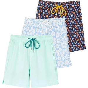 image:image3 Pack Boys Swim Trunks 2 in 1 Board Shorts Bathing Suit Liner Kids TeensSet 3