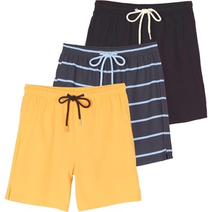 image:image3 Pack Boys Swim Trunks 2 in 1 Board Shorts Bathing Suit Liner Kids TeensSet 8