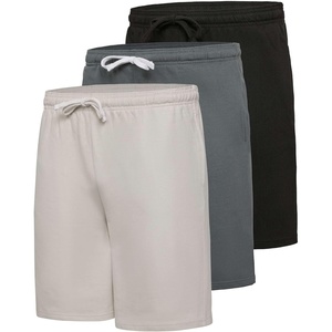 image:image3 Pack Mens 9 Fleece Lounge Shorts Casual Sleep Gym Athletic with PocketsSet 6