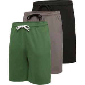 image:image3 Pack Mens 9 Fleece Lounge Shorts Casual Sleep Gym Athletic with PocketsSet 8