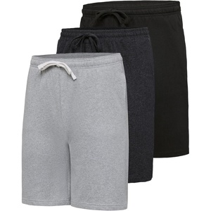 image:image3 Pack Mens 9 Fleece Lounge Shorts Casual Sleep Gym Athletic with PocketsSet 9