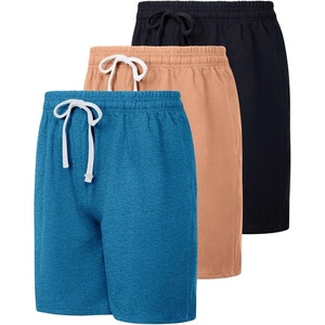 image:image3 Pack Mens Cotton French Terry Sweat Shorts Casual Lounge with PocketsSet 5