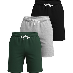 image:image3 Pack Mens French Terry Cotton Shorts Casual Lounge Sweatshorts PocketsSet 2