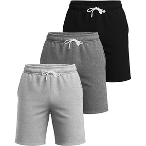 image:image3 Pack Mens French Terry Cotton Shorts Casual Lounge Sweatshorts PocketsSet 9