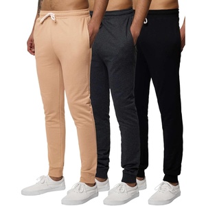 image:image3 Pack Mens French Terry Joggers Sweatpants Cotton Lounge Gym with PocketsSet 6