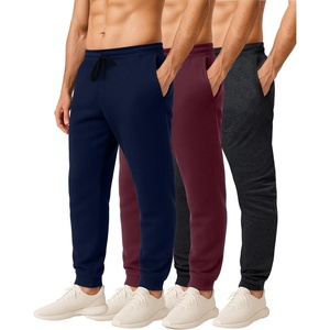 image:image3 Pack Mens Sweatpants Cotton Fleece Joggers Workout Lounge Gym PantsSet D