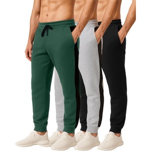 image:image3 Pack Mens Sweatpants Cotton Fleece Joggers Workout Lounge Gym PantsSet E