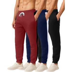image:image3 Pack Mens Sweatpants Cotton Fleece Joggers Workout Lounge Gym PantsSet F