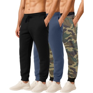 image:image3 Pack Mens Sweatpants Cotton Fleece Joggers Workout Lounge Gym PantsSet G