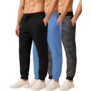 image:image3 Pack Mens Sweatpants Cotton Fleece Joggers Workout Lounge Gym PantsSet H