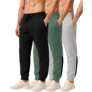 image:image3 Pack Mens Sweatpants Cotton Fleece Joggers Workout Lounge Gym PantsSet J