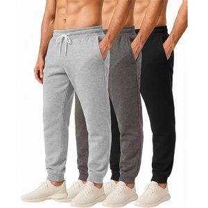 image:image3 Pack Mens Sweatpants Cotton Fleece Joggers Workout Lounge Gym PantsSet N