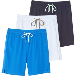 image:image3 Pack Mens Swim Trunks Board Shorts Bathing Suit Compression Liner BeachSet 8