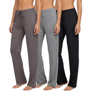 image:image3 Pack Womens Pajama Pants Soft Lounge PJ Bottoms Comfy Sleepwear PijamasSoft Knit Set K