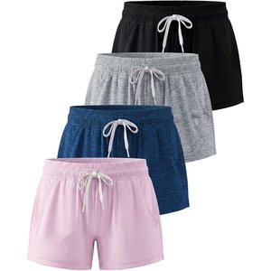 image:image4 Pack Girls Dry Fit Shorts Athletic Running Teen Kids Basketball PocketsSet 1