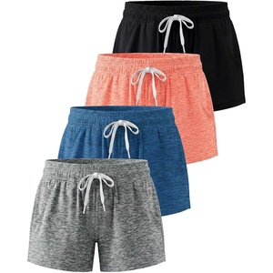 image:image4 Pack Girls Dry Fit Shorts Athletic Running Teen Kids Basketball PocketsSet 10