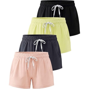 image:image4 Pack Girls Dry Fit Shorts Athletic Running Teen Kids Basketball PocketsSet 8