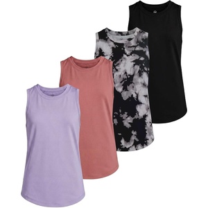 image:image4 Pack Girls Dry Fit Tank Tops Sleeveless Athletic Kids Teens Tween TanksSet 7