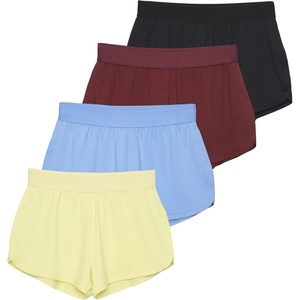 image:image4 Pack Girls Running Shorts Athletic Soccer Volleyball Kids Teens SportsSet 8