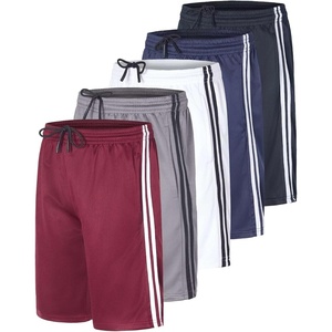 image:image5 Pack Boys Athletic Shorts Basketball Soccer Quick Dry Pockets Kids TeensSet 1