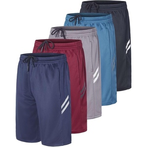 image:image5 Pack Boys Athletic Shorts Basketball Soccer Quick Dry Pockets Kids TeensSet 6