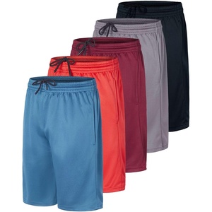 image:image5 Pack Boys Athletic Shorts Basketball Soccer Quick Dry Pockets Kids TeensSet 7
