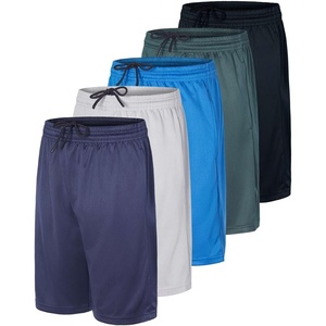 image:image5 Pack Boys Athletic Shorts Basketball Soccer Quick Dry Pockets Kids TeensSet 8