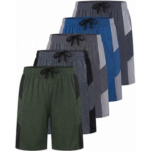 image:image5 Pack Boys Dry Fit Shorts Basketball Athletic Soccer Kids Youth Teens GymSet F