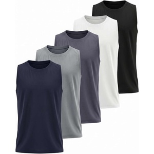 image:image5 Pack Boys Dry Fit Tank Tops Muscle Athletic Sleeveless Running SportsSet 12