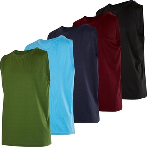 image:image5 Pack Boys Dry Fit Tank Tops Muscle Athletic Sleeveless Running SportsSet 5