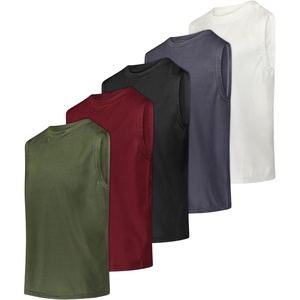 image:image5 Pack Boys Dry Fit Tank Tops Muscle Athletic Sleeveless Running SportsSet 6