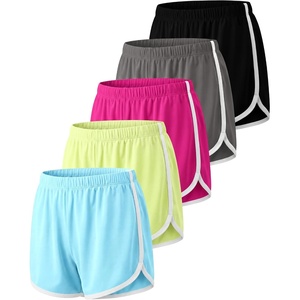 image:image5 Pack Girls Dolphin Shorts Athletic Dry Fit Kids Teens Soccer BasketballSet 4