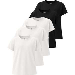 image:image5 Pack Girls Dry Fit Short Sleeve T Shirts Athletic Crew Neck Tween TeensSet 13