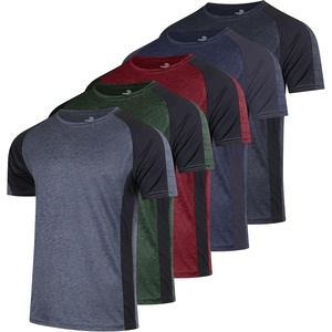 image:image5 Pack Mens Dry Fit Workout T Shirts Crew Neck Athletic Gym Running TeesSet 13