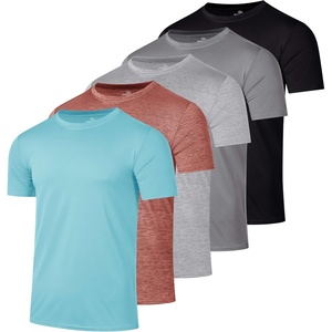 image:image5 Pack Mens Dry Fit Workout T Shirts Crew Neck Athletic Gym Running TeesSet 19